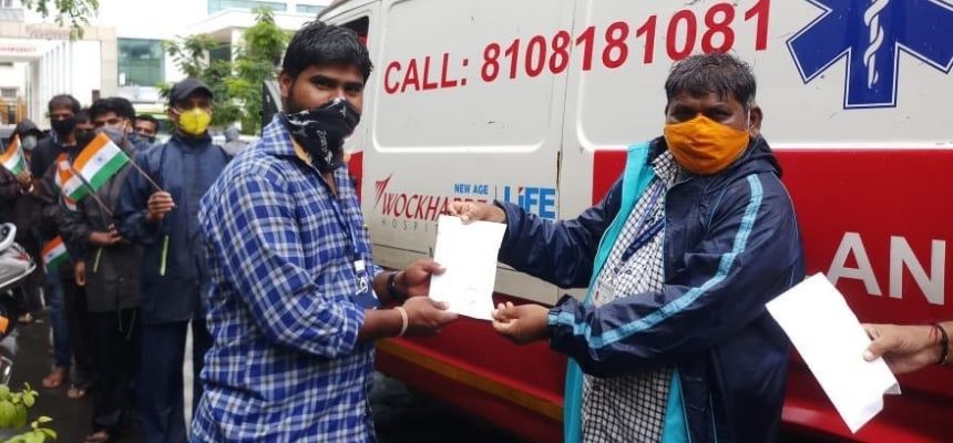 On the Occasion of Independence Day Wockhardt Hospital, Mira Road Distributed 250 Kits Amongst MBMC Frontline Workers to Create Awareness and Independence From COVID  19
