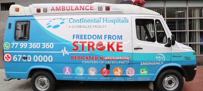 A special ambulance for stroke patients 