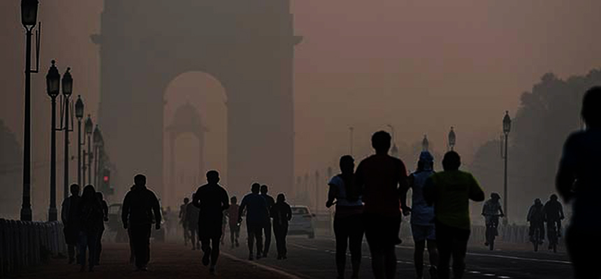 Air pollution will harm runners in Delhi 