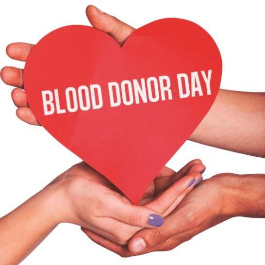 Be there for someone else. Give blood. Share life.